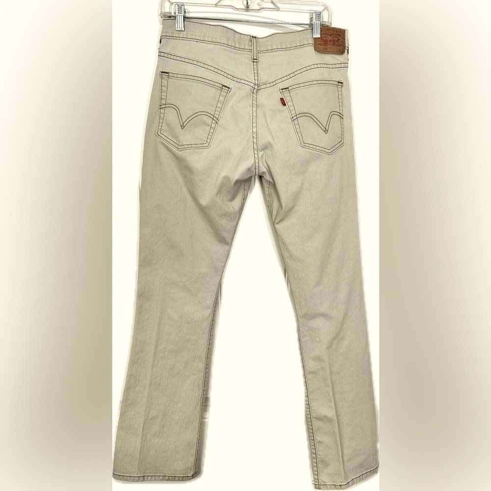 Y2K Levi’s Nouveau 515 Boot Cut Low Rise Stretch Light Tan Jeans Women’s Sz 10